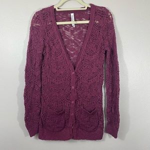 AEROPOSTALE button front cardigan